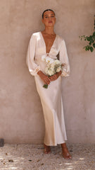 Amara Maxi Dress - Champagne